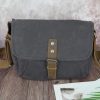 Waxed Canvas Camera Bag Photographers Waterproof Dslr Mirrorless